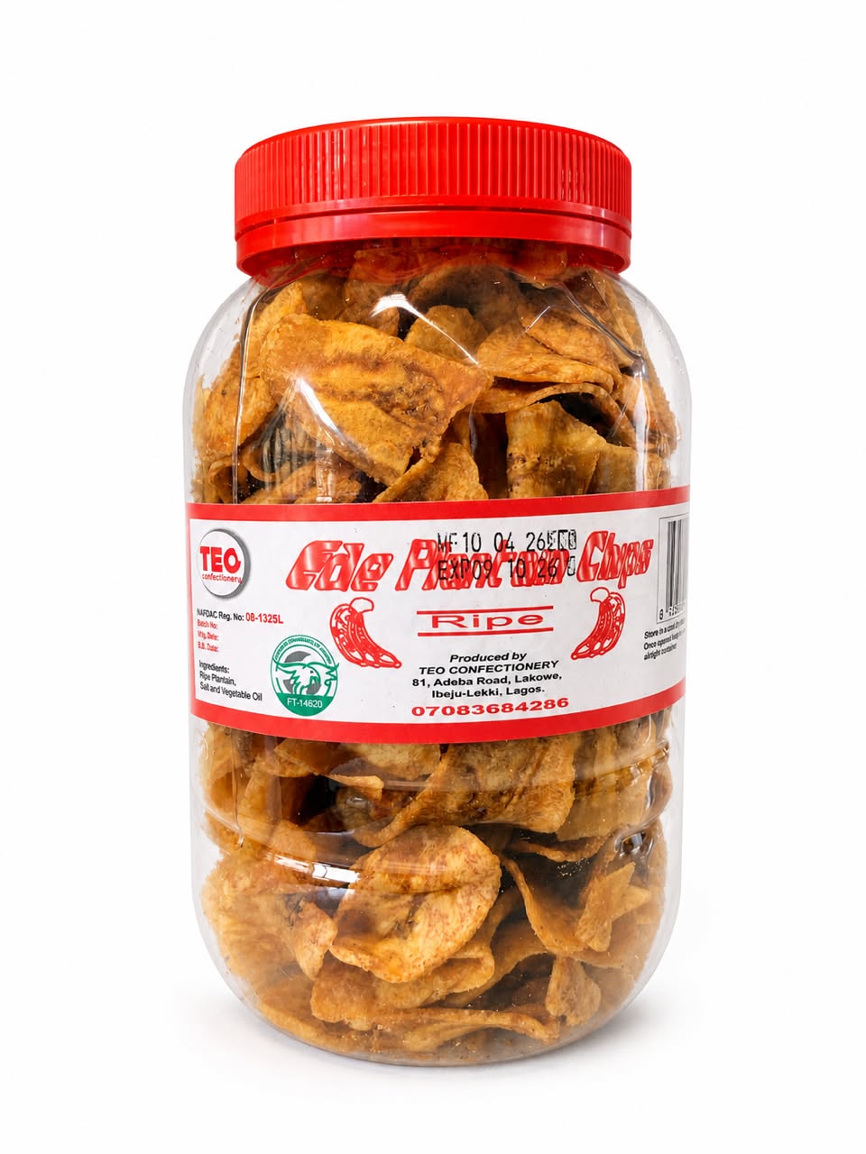 Ede Plantain Chips-Ripe 500g